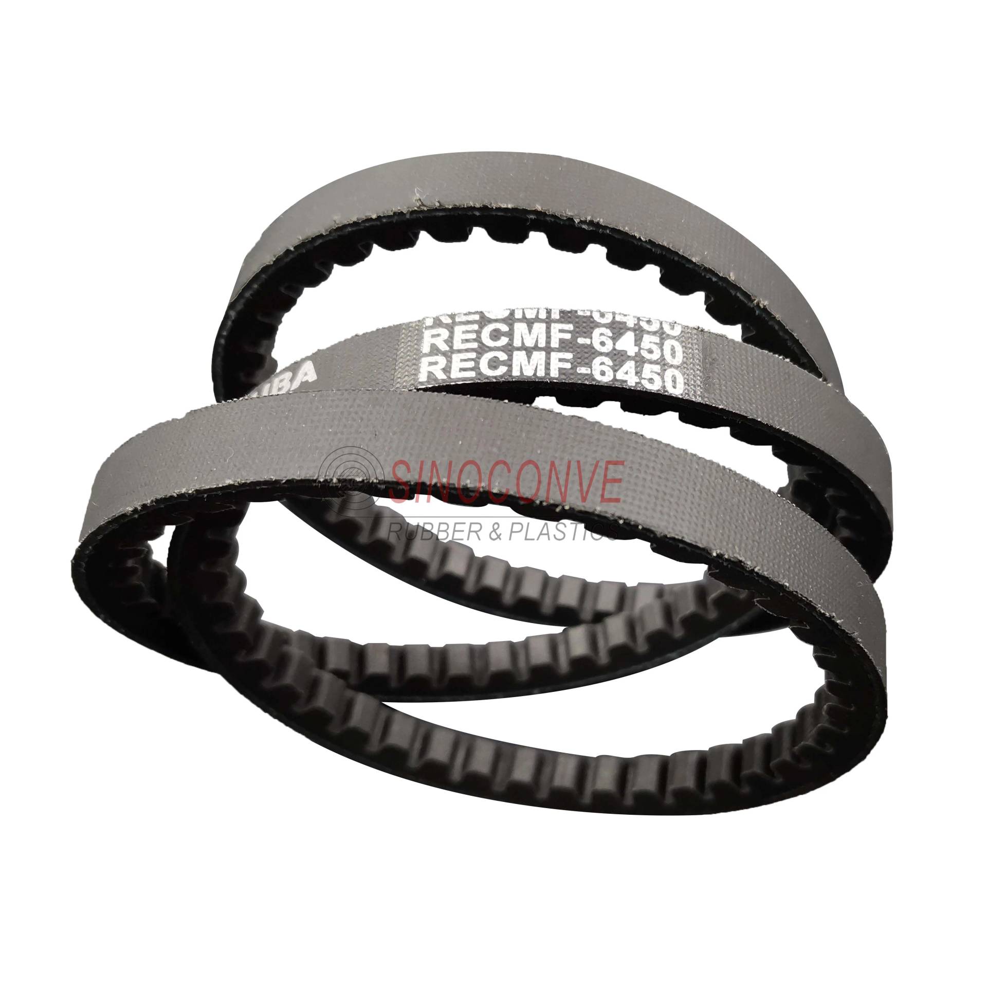 SINOCONVE AX77 Classic Rubber Cogged V-Belt for Industrial Transmission