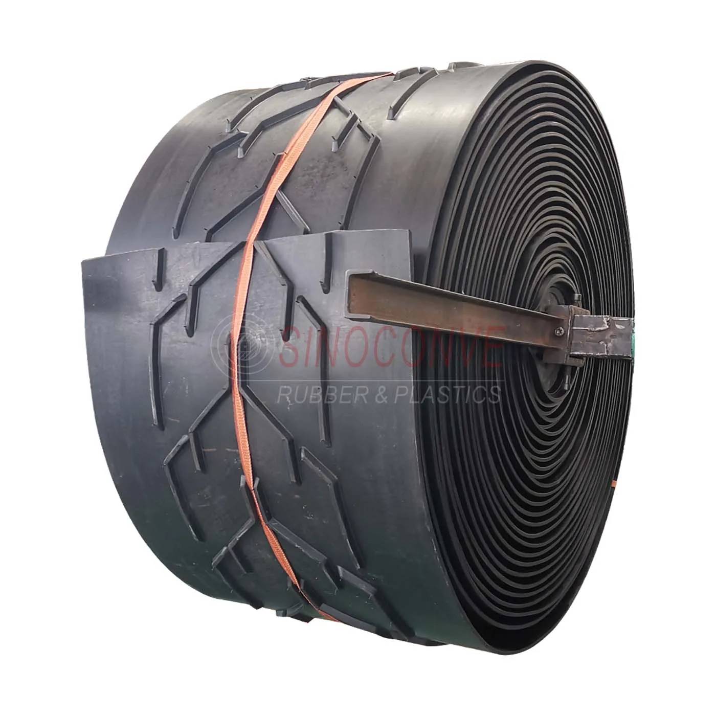 Heat Resistant EP Fabric Chevron Conveyor Belt for Hot Bulk Material Handling