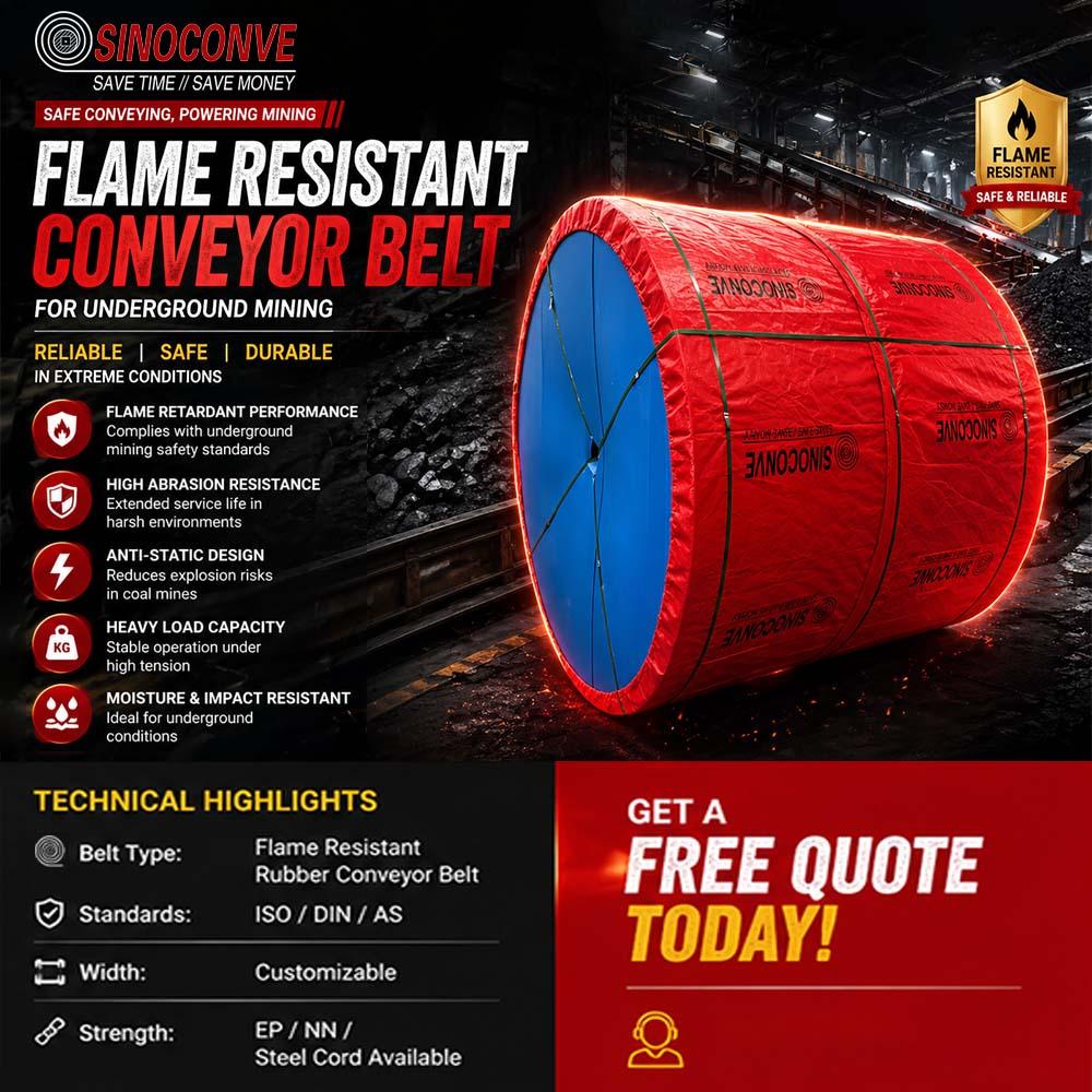 Heavy Duty Rubber Conveyor Belt for Mining Industry Efficiency