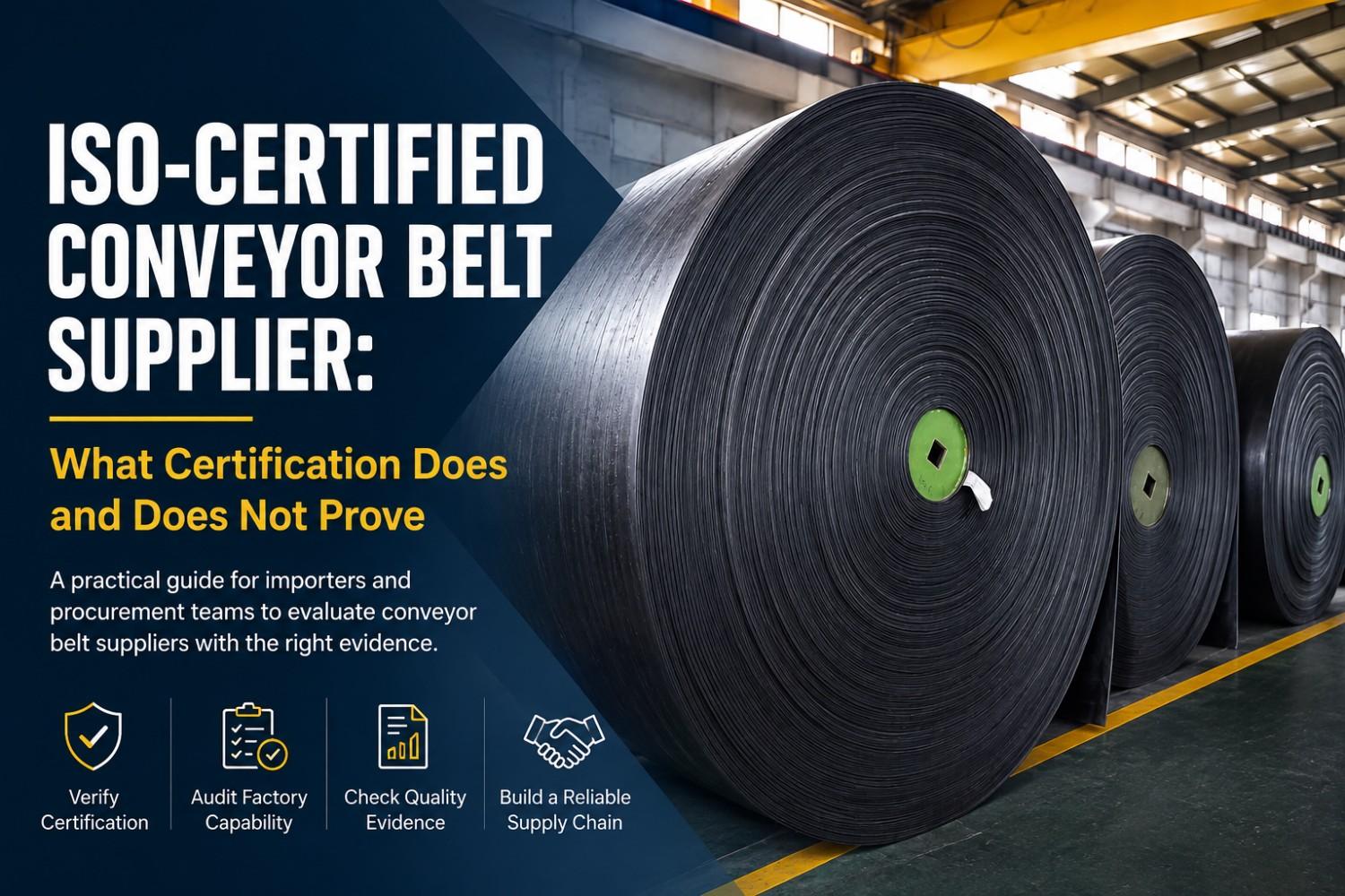 ISO-Certified Conveyor Belt Supplier: What Certification Does and Does Not Prove