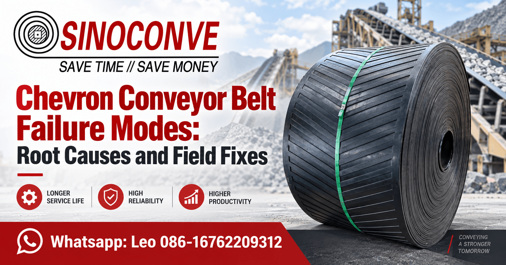 Chevron Conveyor Belt Failure Modes: Root Causes and Field Fixes
