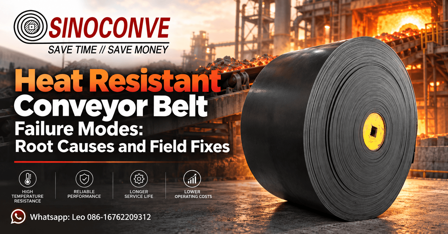 Heat Resistant Conveyor Belt Failure Modes: Root Causes and Field Fixes