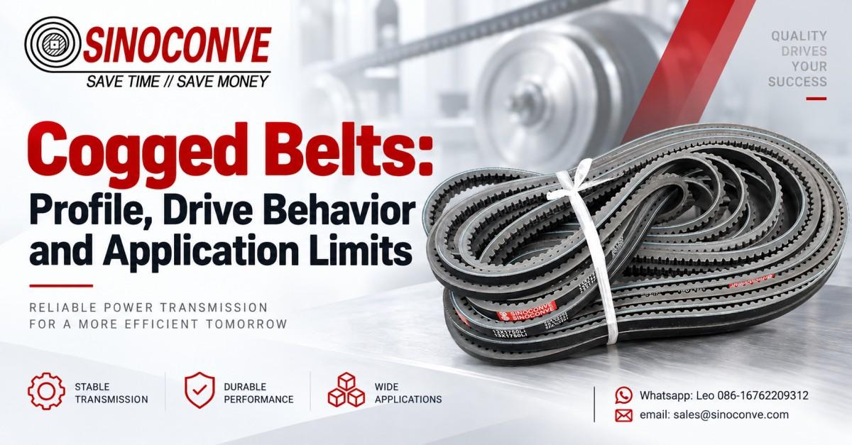 Cogged Belts: Profile, Drive Behavior and Application Limits