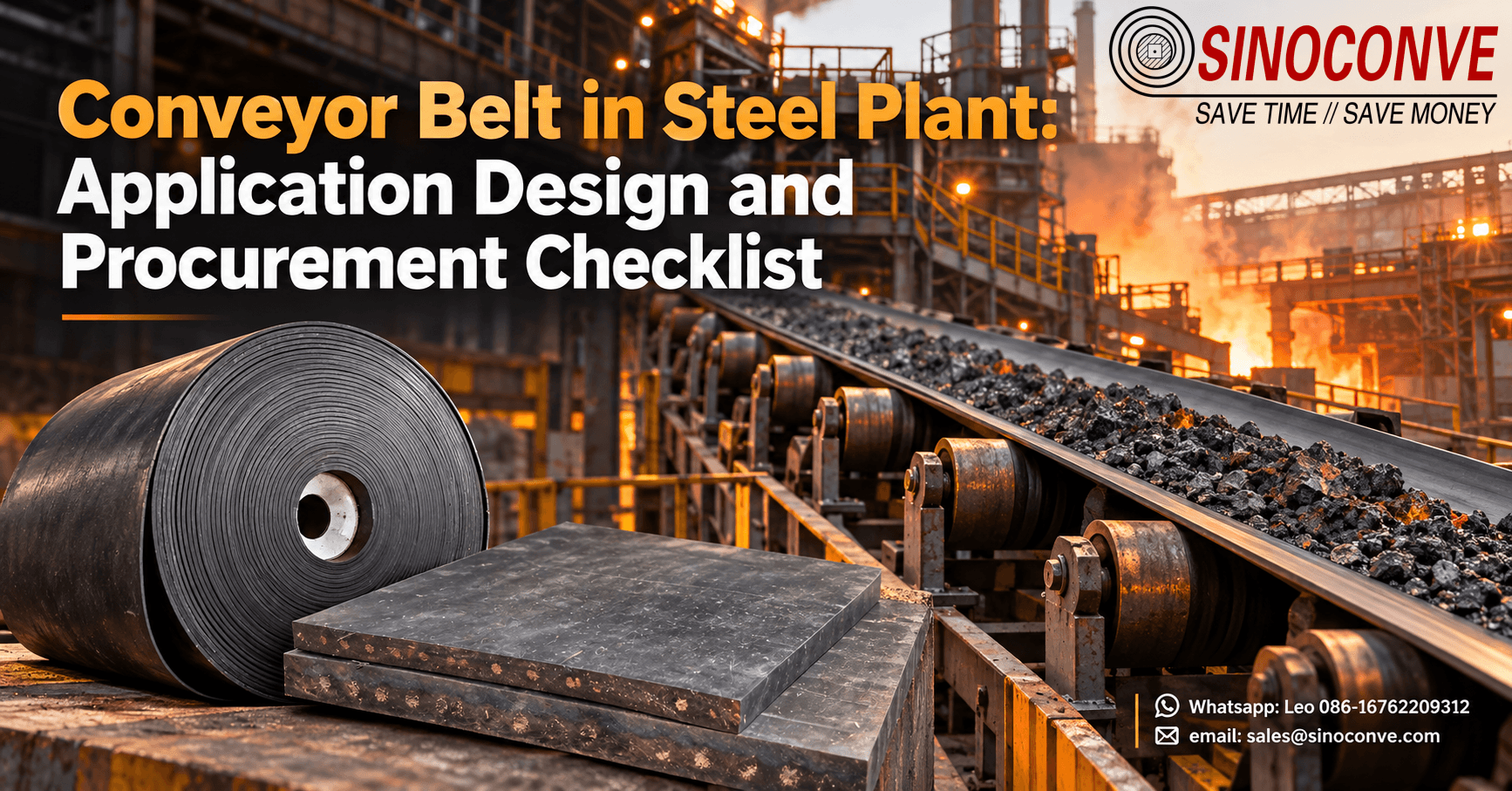 Conveyor Belt in Steel Plant: Application Design and Procurement Checklist