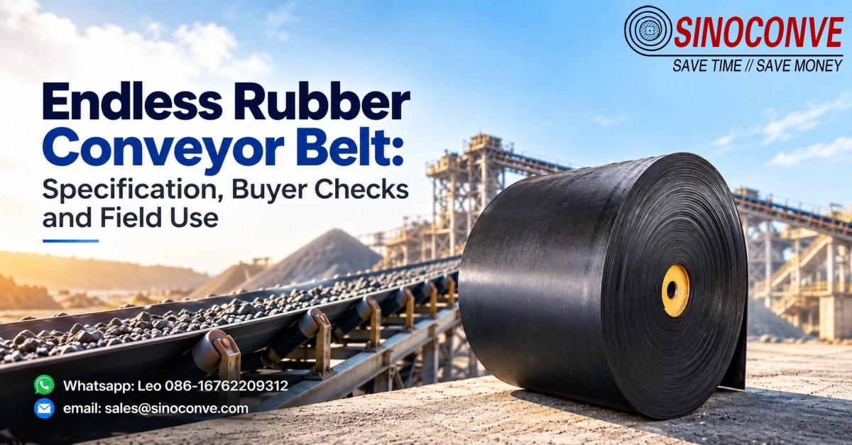 Endless Rubber Conveyor Belt: Specification, Buyer Checks and Field Use