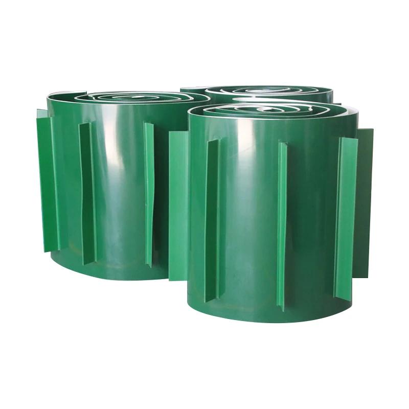 패키지 공장을위한 산업용 녹색 PVC 컨베이어 벨트