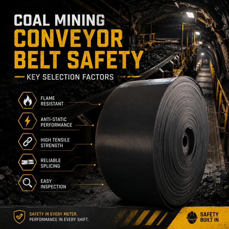 Conveyor Belt Safety in Coal Mining: Key Selection Factors
