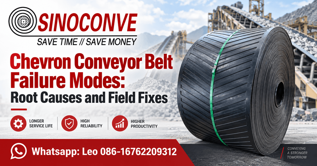 Chevron Conveyor Belt Failure Modes: Root Causes and Field Fixes