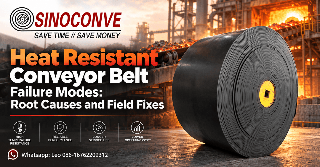Heat Resistant Conveyor Belt Failure Modes: Root Causes and Field Fixes