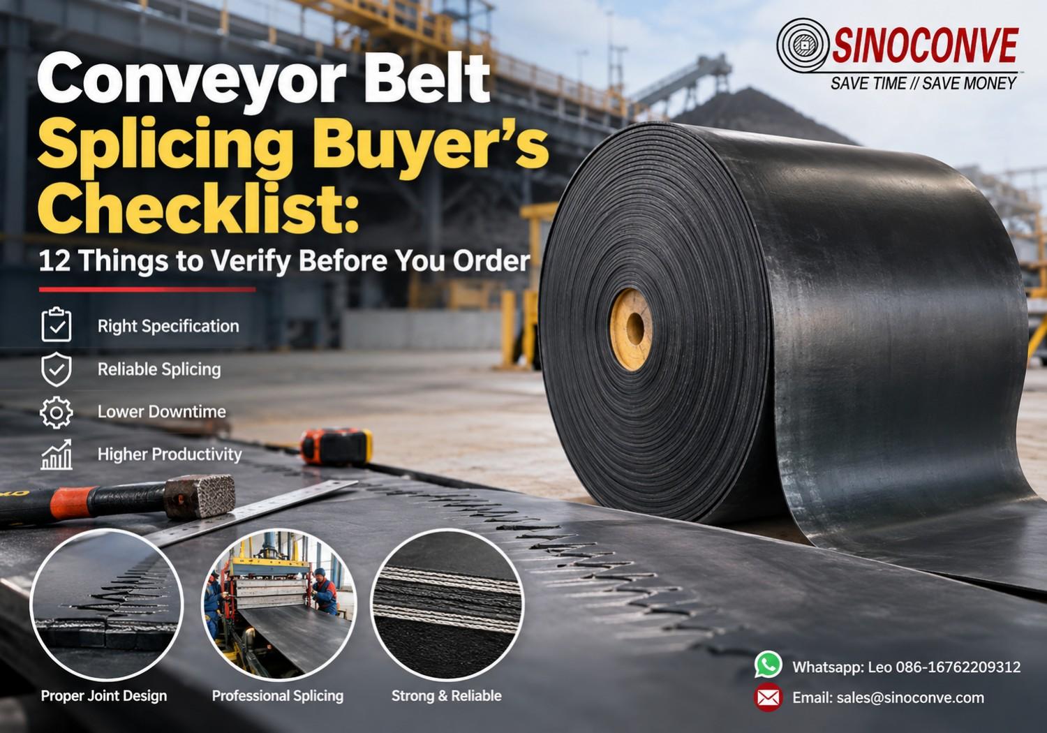 Conveyor Belt Splicing Buyer's Checklist: 12 Things to Verify Before You Order