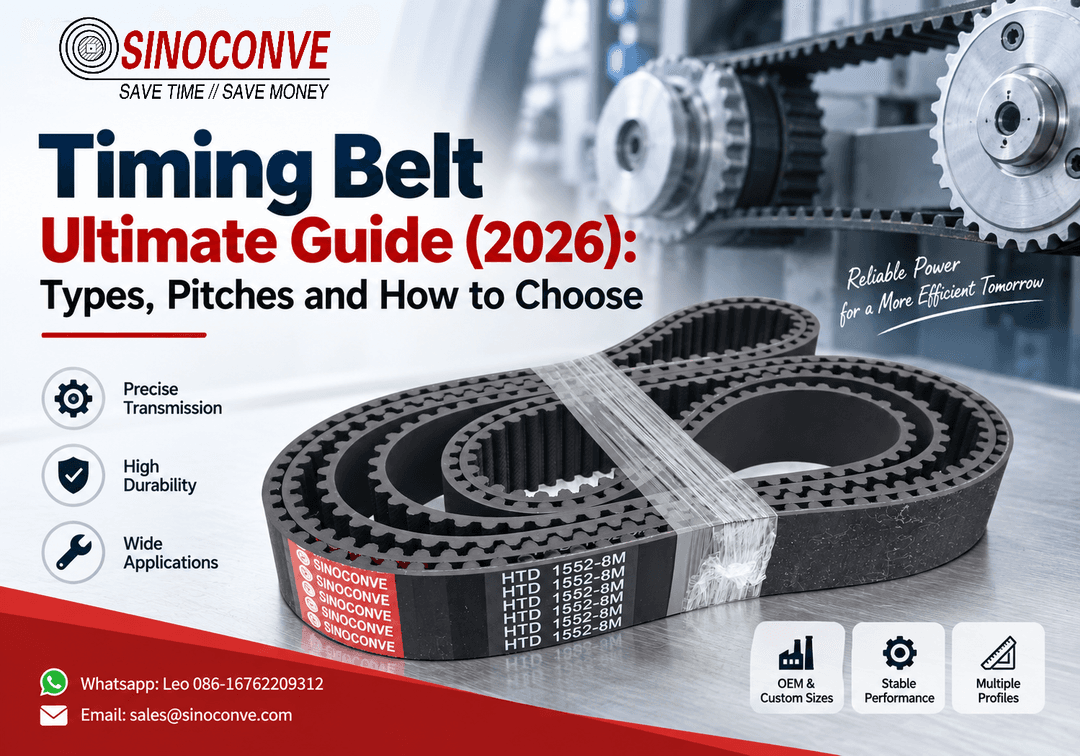 Timing Belt Ultimate Guide (2026): Types, Pitches and How to Choose