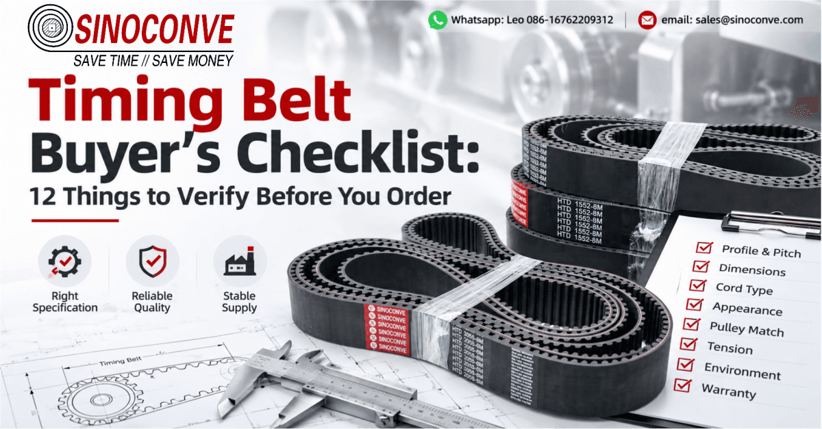 Timing Belt Buyer's Checklist: 12 Things to Verify Before You Order