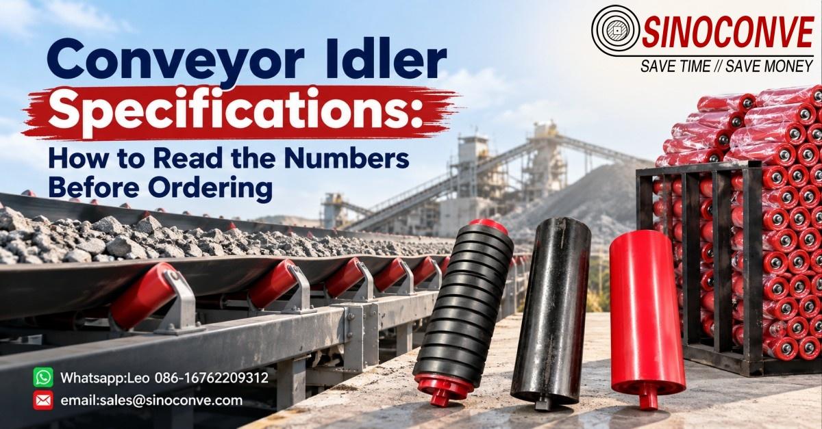 Conveyor Idler Specifications: How to Read the Numbers Before Ordering