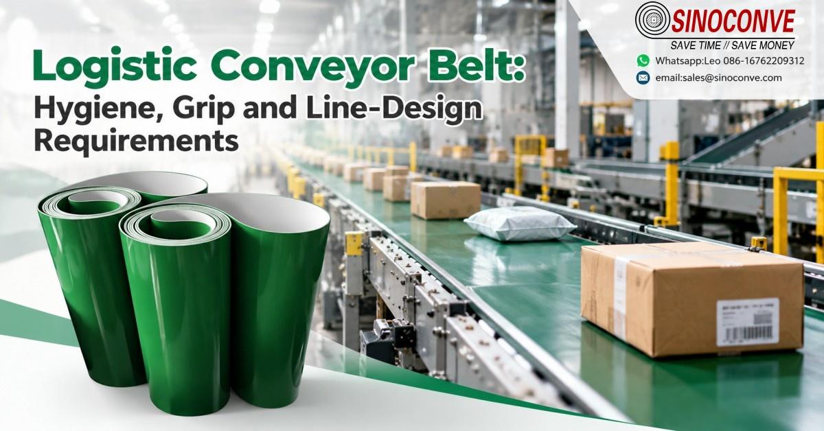 Logistic Conveyor Belt: Hygiene, Grip and Line-Design Requirements