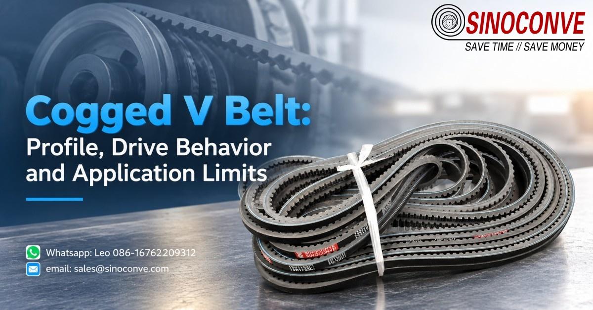 Cogged V Belt: Profile, Drive Behavior and Application Limits